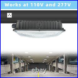 8PCS 45W LED Canopy Light 5500K Fixture Carport Light Square Lamps IP65 110-277V