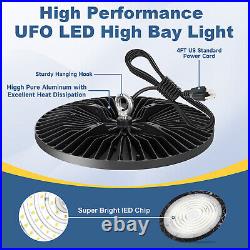 8Pack 200W UFO Led High Bay Light Commercial Industrial Warehouse Led Shop Light