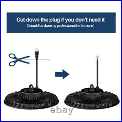 8Pack 200W UFO Led High Bay Light Warehouse Factory Industrial Light Fixture