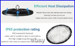 8Pack 300W Led UFO High Bay Light Warehouse Gym Factory Commercial Shop Light