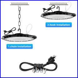 8Pack 300W UFO LED High Bay Light Shop Industrial Commercial Factory Warehouse
