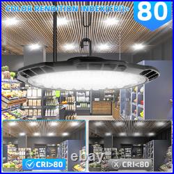 8Pack 300W UFO LED High Bay Light Shop Industrial Commercial Factory Warehouse