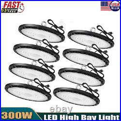 8Pack 300W UFO Led High Bay Light Commercial Industrial Warehouse Led Shop Light