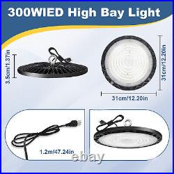 8Pack 300W UFO Led High Bay Light Commercial Industrial Warehouse Led Shop Light