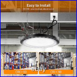 8Pack 300W UFO Led High Bay Light Commercial Warehouse Factory Lighting Fixture