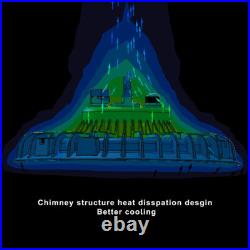 8Pack 300W UFO Led High Bay Light Industrial Commercial Factory Warehouse Light