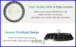 8Pack 500W UFO Led High Bay Light Commercial Industrial Warehouse Light 90-277V