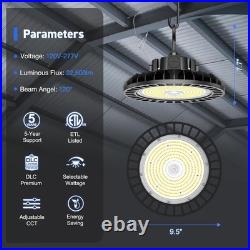 8Pack UFO High Bay Area Lighting 150With120With90W 4500K/5000K/5700K LED Shop Lights