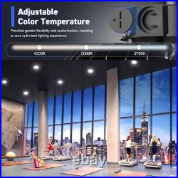 8Pack UFO High Bay Area Lighting 150With120With90W 4500K/5000K/5700K LED Shop Lights