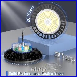 8Pack UFO High Bay Area Lighting 150With120With90W 4500K/5000K/5700K LED Shop Lights
