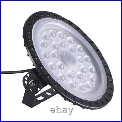 8Pcs 100W UFO LED High Bay Light Gym Factory Warehouse Industrial Shed Lighting