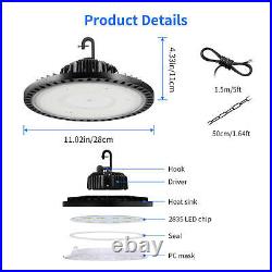 8X 200W UFO LED High Bay Light Factory Warehouse Industrial Commercial Fixtures