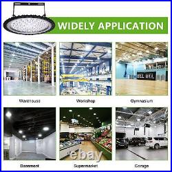 8X 200W UFO LED High Bay Light Gym Factory Warehouse Industrial Shed Lighting