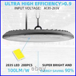 8X 500W UFO Led High Bay Light Commercial Industrial Warehouse Garage Light