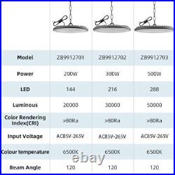 8X 500W UFO Led High Bay Light Commercial Industrial Warehouse Garage Light