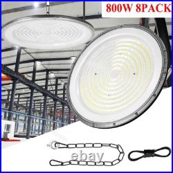 8X 800W UFO LED High Bay Light LED Shop Light Warehouse Commercial Lighting Lamp