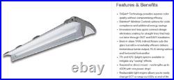 8' LED Luminaire Fixture 10,400 Lumens 4,000K Single Or Continuous 120 or 277V