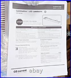 8' LED Luminaire Fixture 10,400 Lumens 4,000K Single Or Continuous 120 or 277V