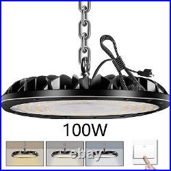 8 Pack 100W UFO LED High Bay Light Shop Warehouse Industrial Factory Commercial