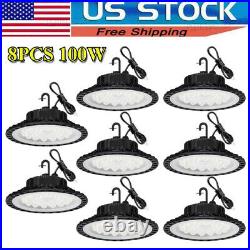 8 Pack 100W UFO Led High Bay Light Factory Warehouse Commercial Led Shop Lights 8 Pack 100W UFO Led High Bay Light Factory Warehouse Commercial Led Shop Lights