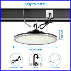 8 Pack 150W UFO LED High Bay Light Shop Industrial Commercial Factory Warehouse