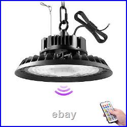 8 Pack 150W UFO Led High Bay Light with Motion Sensor Warehouse Factory Fixture