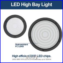 8 Pack 200W Led UFO High Bay Light Warehouse Factory Commercial Industrial Light