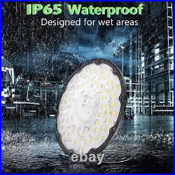 8 Pack 200W UFO LED High Bay Light Factory Warehouse Industrial Commercial Shop