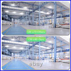 8 Pack 200W UFO LED High Bay Light Factory Warehouse Industrial Commercial Shop
