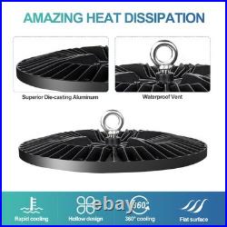 8-Pack 200W UFO LED High Bay Lights Commercial Grade for Warehouses & Garages