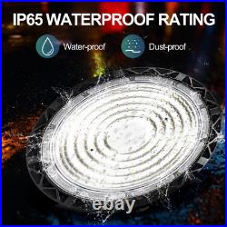 8-Pack 200W UFO LED High Bay Lights Commercial Grade for Warehouses & Garages