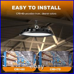 8 Pack 200W UFO Led High Bay Light Commercial Industrial Factory Led Shop Light