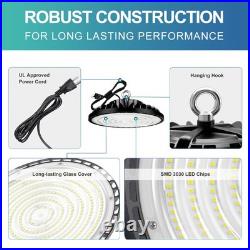 8 Pack 200W UFO Led High Bay Light Commercial Industrial Warehouse Shop Lights