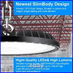 8 Pack 200W UFO Led High Bay Light Factory Commercial Warehouse Industrial Shop