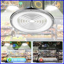 8 Pack 200W UFO Led High Bay Light Factory Warehouse Commercial Led Shop Lights