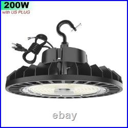 8 Pack 200W UFO Led High Bay Light Factory Warehouse Commercial Led Shop Lights