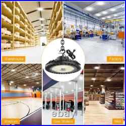 8 Pack 200W UFO Led High Bay Light Factory Warehouse Commercial Led Shop Lights
