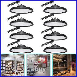 8 Pack 200W UFO Led High Bay Light Industrial Commercial Warehouse Factory Light
