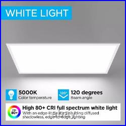 8 Pack 2x4 Commercial LED 7800LM Dimmable Drop Ceiling Flat Panel Troffer Light 8 Pack 2x4 Commercial LED 7800LM Dimmable Drop Ceiling Flat Panel Troffer Light