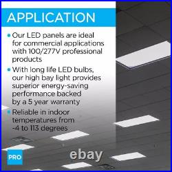 8 Pack 2x4 Commercial LED 7800LM Dimmable Drop Ceiling Flat Panel Troffer Light 8 Pack 2x4 Commercial LED 7800LM Dimmable Drop Ceiling Flat Panel Troffer Light