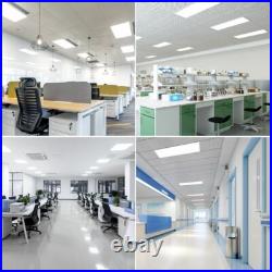 8 Pack 2x4 Commercial LED 7800LM Dimmable Drop Ceiling Flat Panel Troffer Light 8 Pack 2x4 Commercial LED 7800LM Dimmable Drop Ceiling Flat Panel Troffer Light