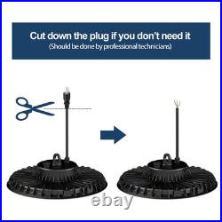 8 Pack 300W UFO LED High Bay Light Industrial Commercial Factory Warehouse Light