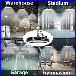 8 Pack 300W UFO LED High Bay Light Shop Industrial Commercial Factory Warehouse