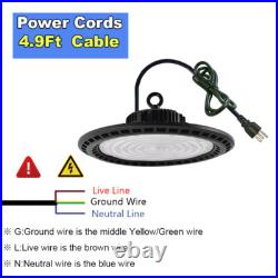 8 Pack 300W UFO Led High Bay Lights Commercial Lighting Fixture 6500K Cold White 8 Pack 300W UFO Led High Bay Lights Commercial Lighting Fixture 6500K Cold White