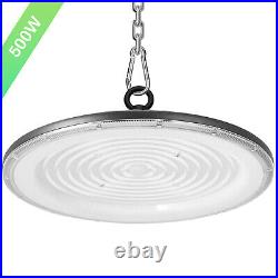 8 Pack 500W UFO Led High Bay Light Warehouse Factory Commercial Light Fixtures