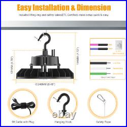 8 Pack LED High Bay Light 150W, 22500lm High Bay Led Lights (650W MH/HPS Equiv.)