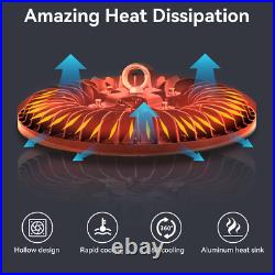 8 Pack LED High Bay Light UFO 400W Shop Commercial Industrial Warehouse Light