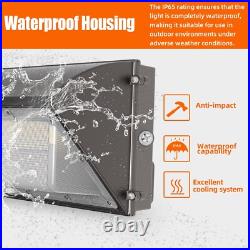 8 Pack LED Wall Pack Light 150W Commercial Industrial Outdoor Security Fixture