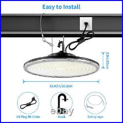 8 Pack UFO Led High Bay Light 150W Warehouse Factory Commercial Light Fixtures