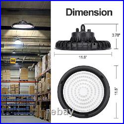 8 Pack UFO Led High Bay Light 200W Commercial Warehouse Industrial Garage Light